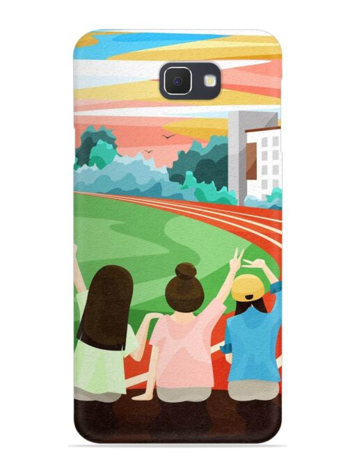 School Playground Snap Case for Samsung Galaxy J7 Prime