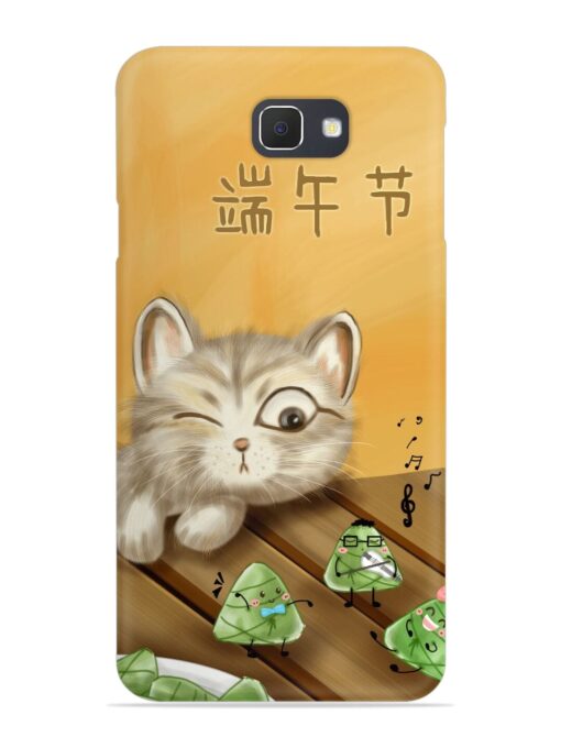 Cat Scorpion Dancing Snap Case for Samsung Galaxy J7 Prime