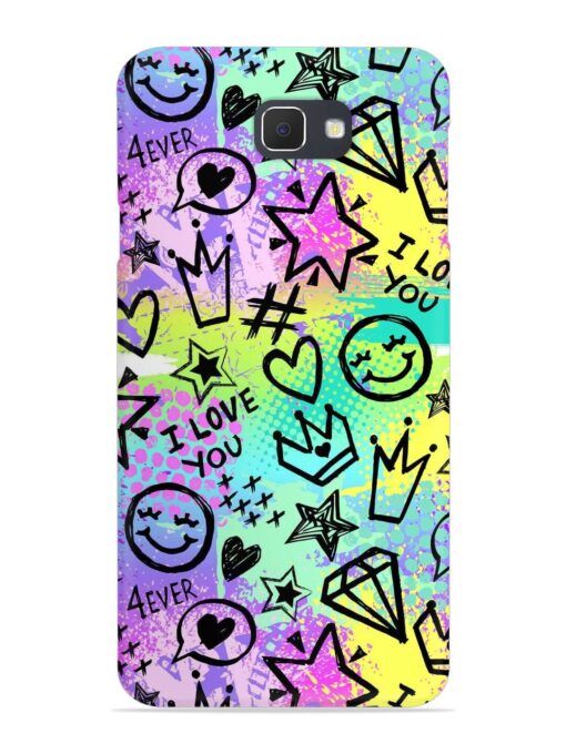 Bright Seamless Pattern Snap Case for Samsung Galaxy J7 Prime 2