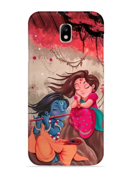 Radhe Krishna Water Art Snap Case for Samsung Galaxy J7 Pro Zapvi