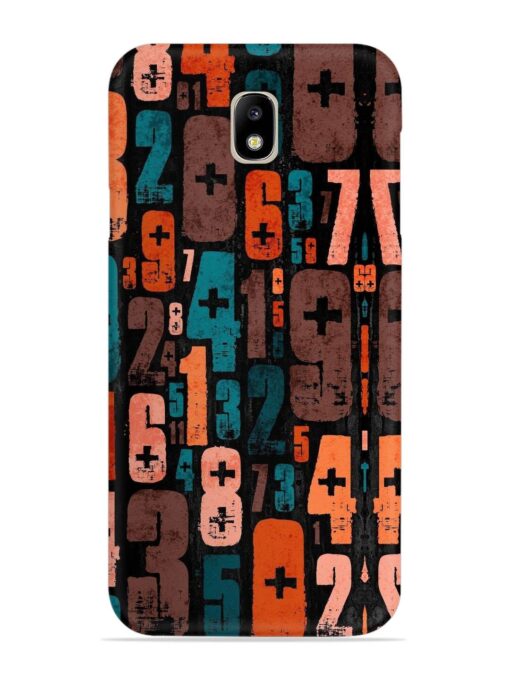 0 To 9 Art Snap Case for Samsung Galaxy J7 Pro Zapvi