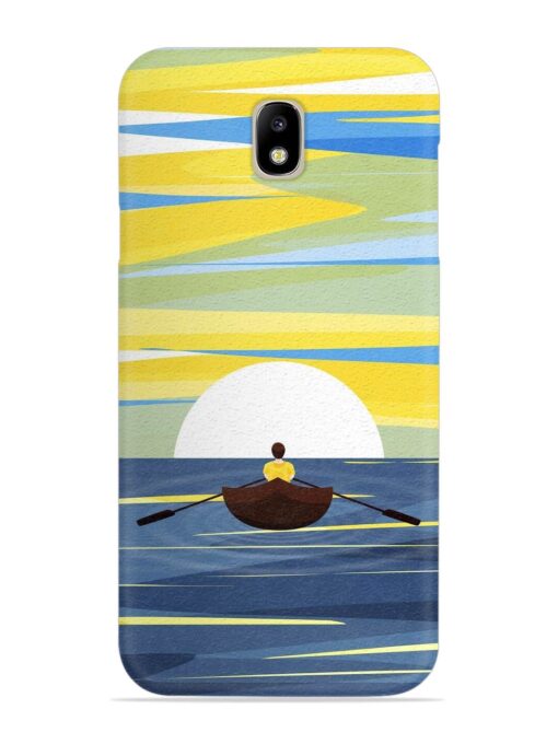 Rowing Person Ferry Paddle Snap Case for Samsung Galaxy J7 Pro Zapvi