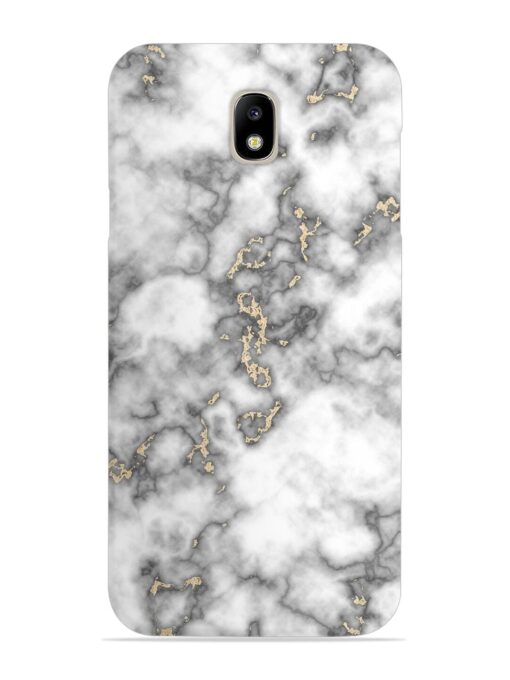 Gray And Gold Marble Snap Case for Samsung Galaxy J7 Pro Zapvi