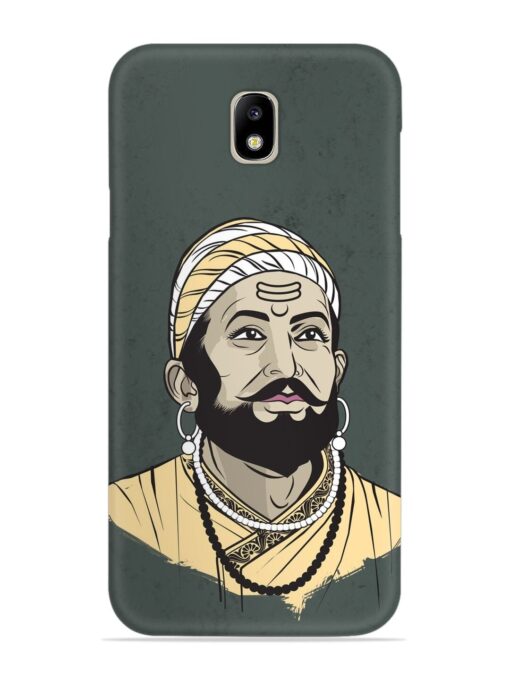 Shivaji Maharaj Vector Art Snap Case for Samsung Galaxy J7 Pro