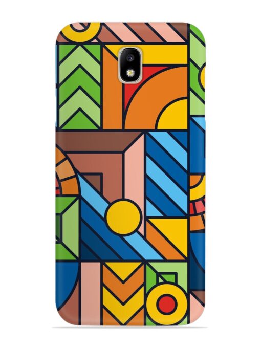 Colorful Geometric Snap Case for Samsung Galaxy J7 Pro