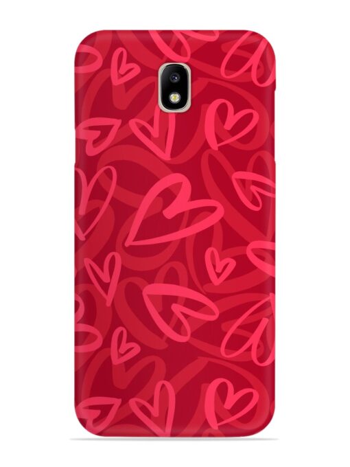 Seamless Romantic Pattern Snap Case for Samsung Galaxy J7 Pro