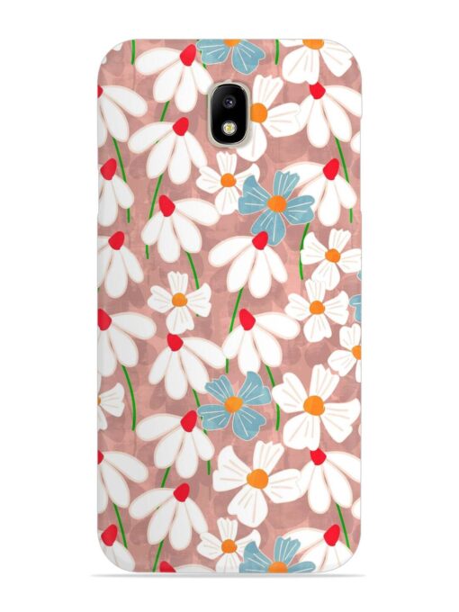 Abstract Petal Flowers Snap Case for Samsung Galaxy J7 Pro Zapvi