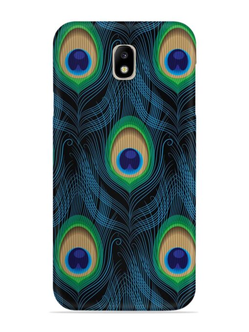 Seamless Pattern Peacock Snap Case for Samsung Galaxy J7 Pro