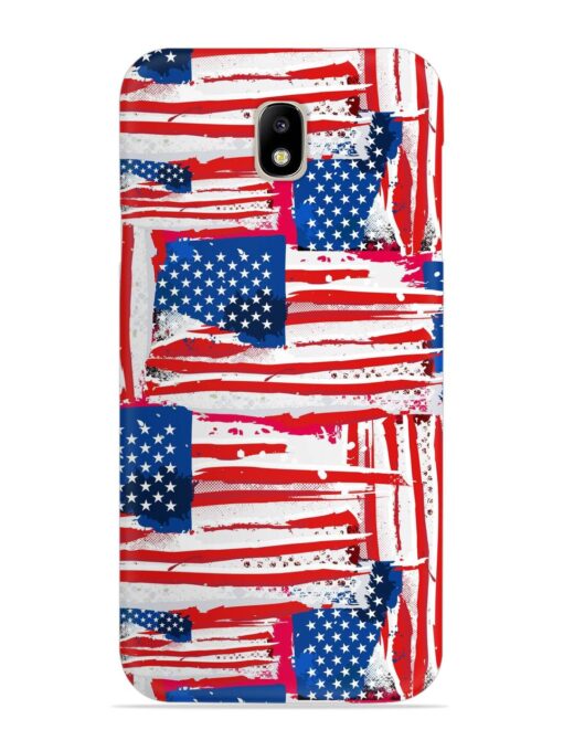 Usa Flag Seamless Snap Case for Samsung Galaxy J7 Pro