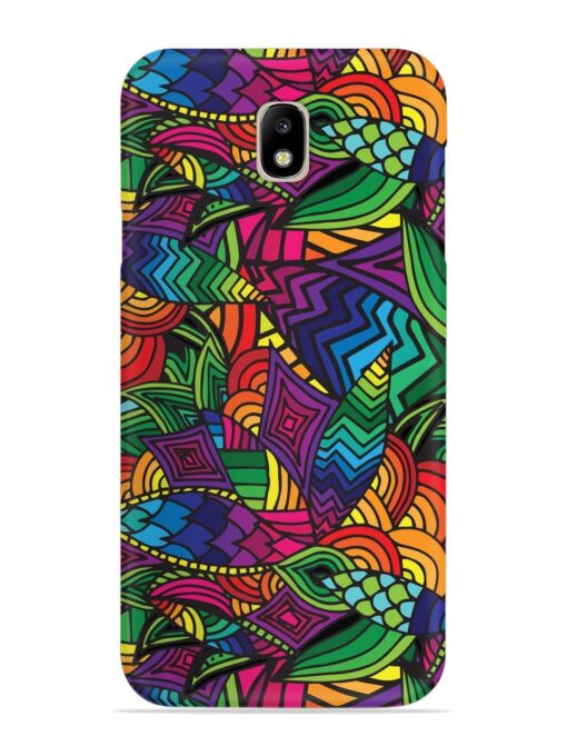 Abstract Multicolor Seamless Snap Case for Samsung Galaxy J7 Pro Zapvi