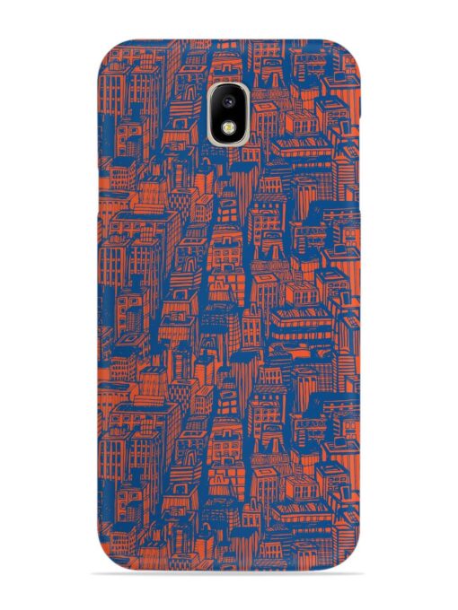 Hand Drawn Seamless Snap Case for Samsung Galaxy J7 Pro