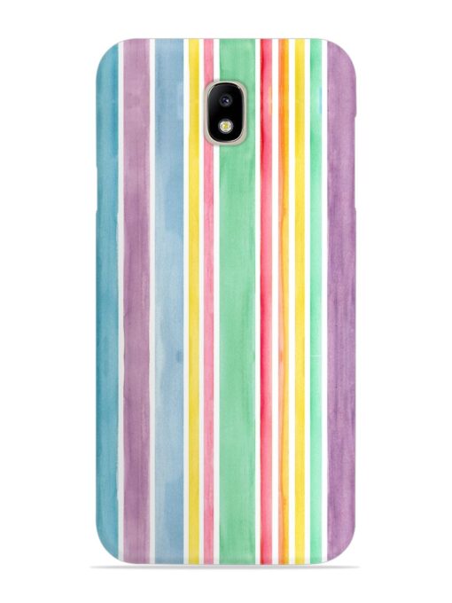 Hand Drawn Watercolor Snap Case for Samsung Galaxy J7 Pro