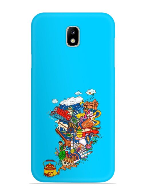 Vector Design Indian Snap Case for Samsung Galaxy J7 Pro Zapvi