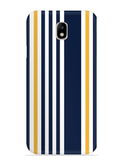 Seamless Stripe Pattern Snap Case for Samsung Galaxy J7 Pro