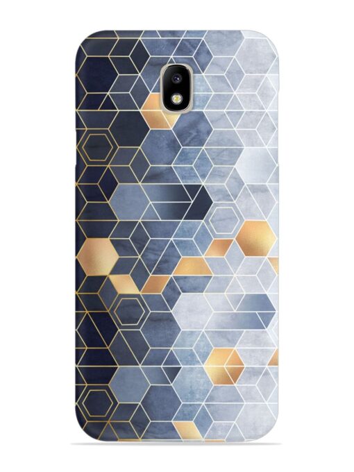 Geometric Abstraction Hexagons Snap Case for Samsung Galaxy J7 Pro