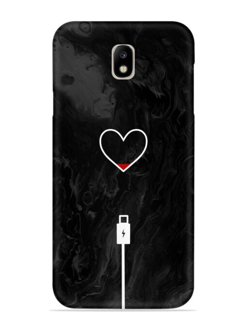 Heart Charging Vector Snap Case for Samsung Galaxy J7 Pro