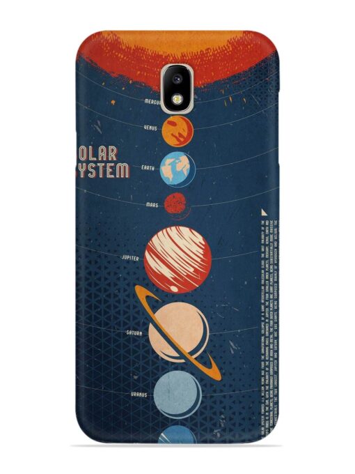 Solar System Vector Snap Case for Samsung Galaxy J7 Pro