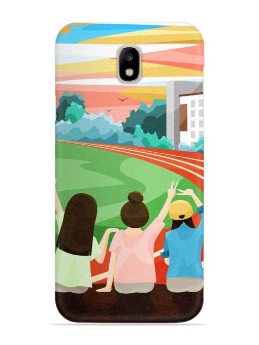 School Playground Snap Case for Samsung Galaxy J7 Pro Zapvi