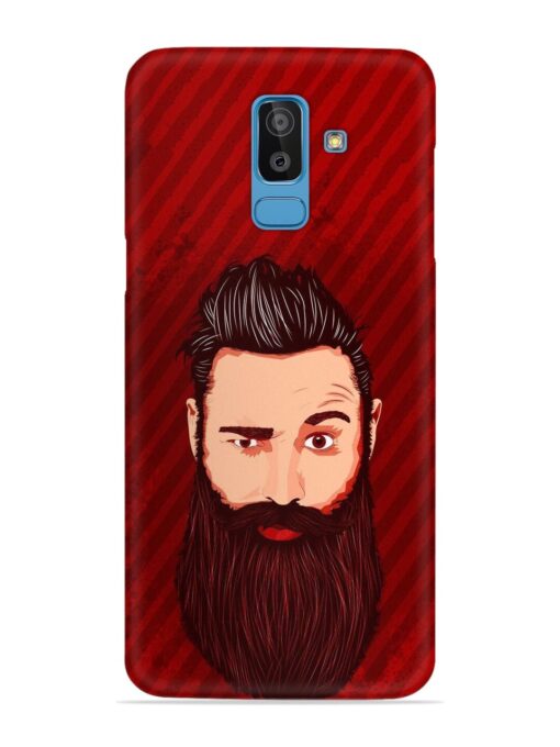 Beardo Man Snap Case for Samsung Galaxy J8