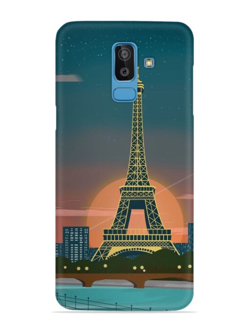 Scenery Architecture France Paris Snap Case for Samsung Galaxy J8