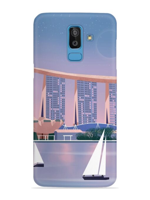 Singapore Scenery Architecture Snap Case for Samsung Galaxy J8 Zapvi