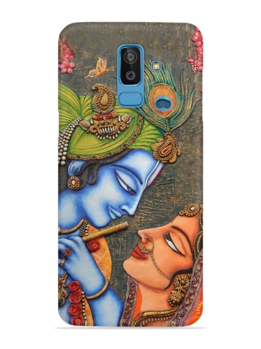 Lord Radha Krishna Flute Art Snap Case for Samsung Galaxy J8