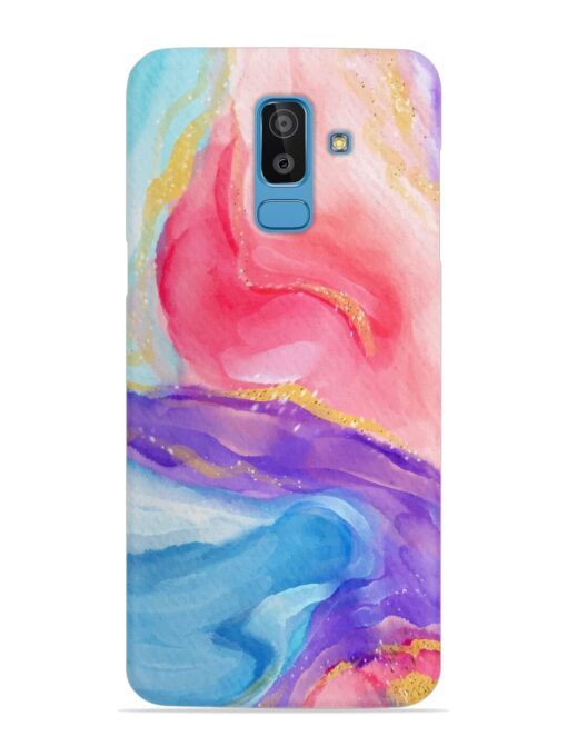 Watercolor Gradient Snap Case for Samsung Galaxy J8 Zapvi