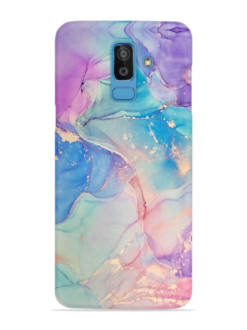 Alcohol Ink Colors Snap Case for Samsung Galaxy J8