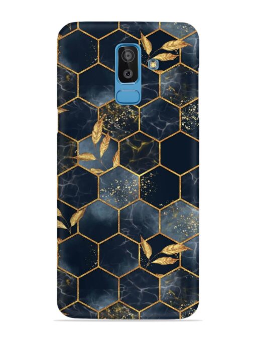 Marble Hexagon Seamless Snap Case for Samsung Galaxy J8 Zapvi