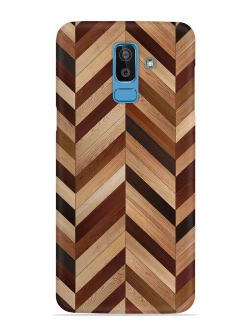 Seamless Wood Parquet Snap Case for Samsung Galaxy J8