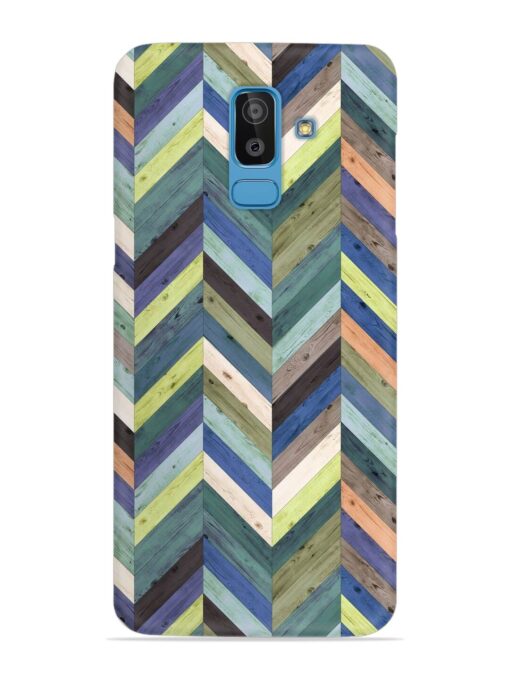 Chevron Random Color Snap Case for Samsung Galaxy J8 Zapvi