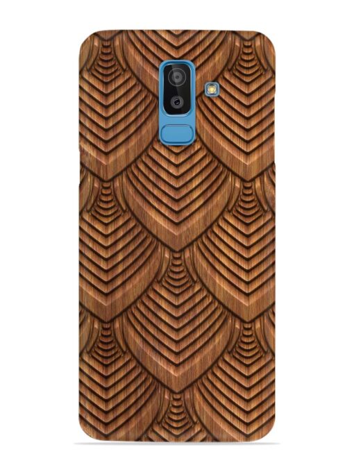 Carved Pattern On Snap Case for Samsung Galaxy J8 Zapvi