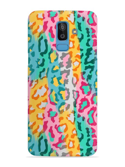 Seamless Vector Colorful Snap Case for Samsung Galaxy J8 Zapvi