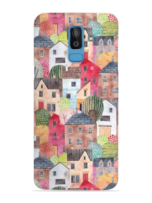 Abstract Seamless Pattern Snap Case for Samsung Galaxy J8 Zapvi