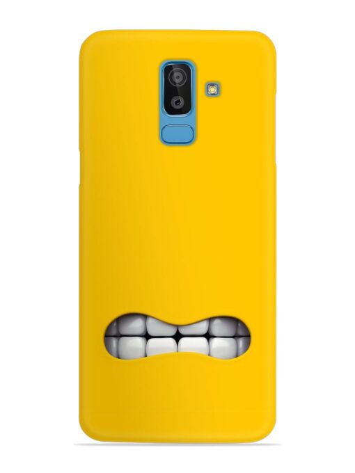 Mouth Character On Snap Case for Samsung Galaxy J8 Zapvi