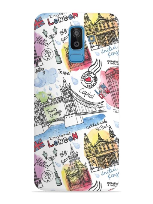 Vector London Landmark Snap Case for Samsung Galaxy J8