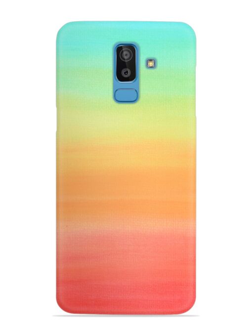 Background Sky Watercolor Snap Case for Samsung Galaxy J8 Zapvi