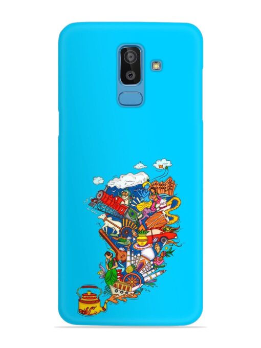 Vector Design Indian Snap Case for Samsung Galaxy J8 Zapvi