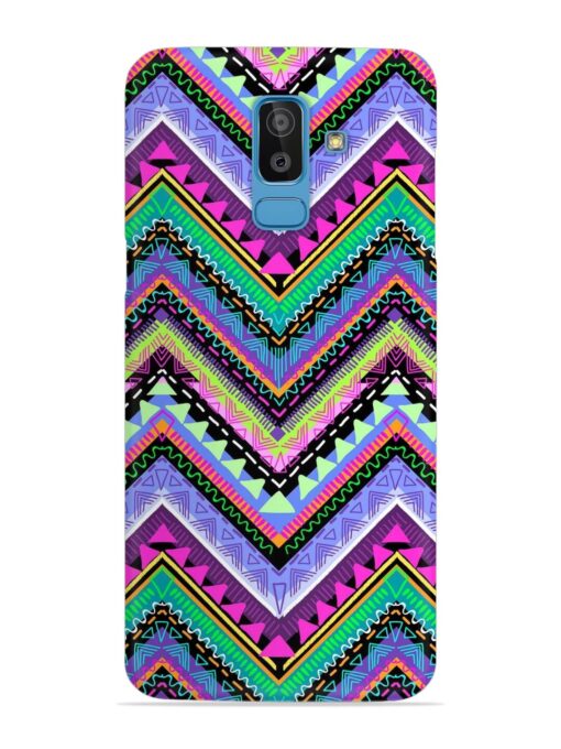 Tribal Aztec Print Snap Case for Samsung Galaxy J8 Zapvi