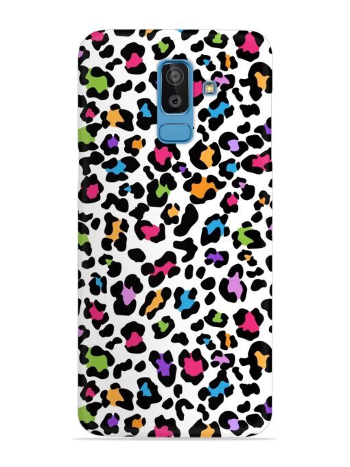 Seamless Leopard Pattern Snap Case for Samsung Galaxy J8 Zapvi