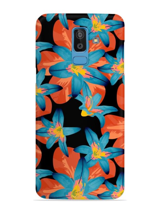 Philippine Flowers Seamless Snap Case for Samsung Galaxy J8 Zapvi