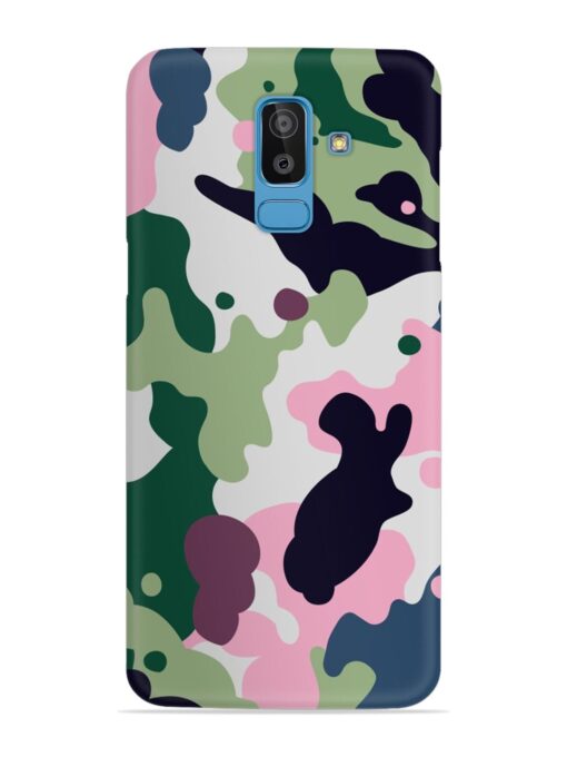 Seamless Funky Camouflage Snap Case for Samsung Galaxy J8 Zapvi