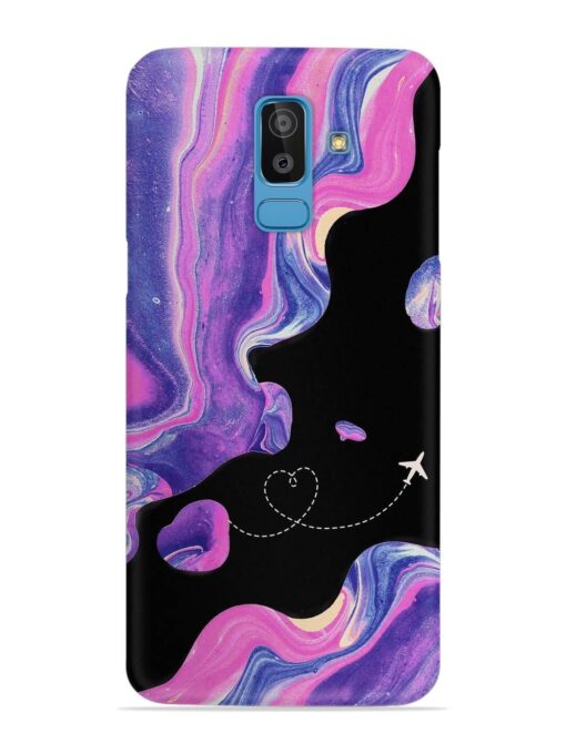 Glitter Art Snap Case for Samsung Galaxy J8 Zapvi