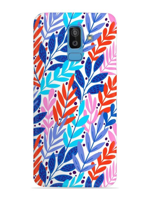 Bright Floral Tropical Snap Case for Samsung Galaxy J8 Zapvi