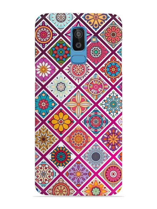 Seamless Tile Pattern Snap Case for Samsung Galaxy J8 Zapvi