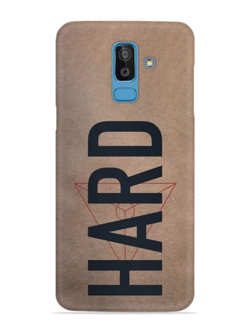 Hard Typo Snap Case for Samsung Galaxy J8 Zapvi