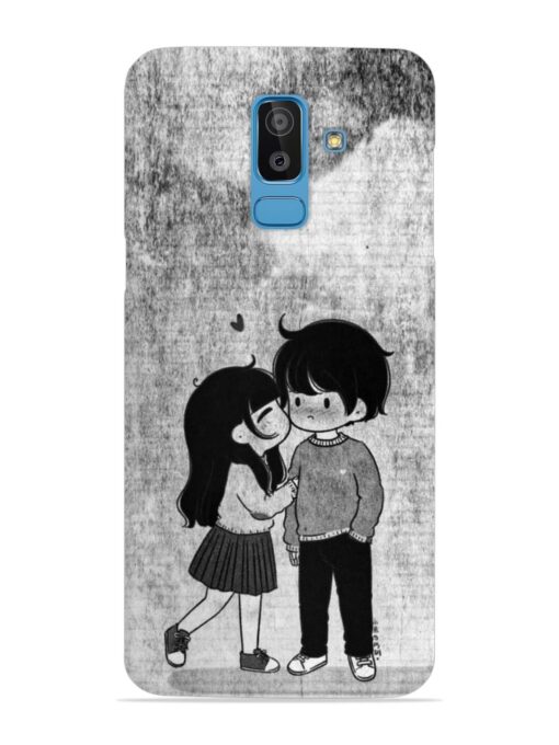 Couple Love Highlights Snap Case for Samsung Galaxy J8