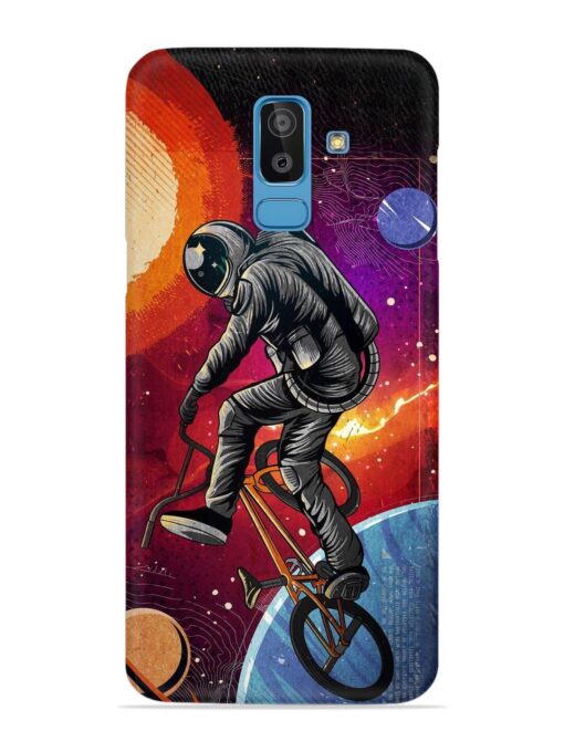 Super Eclipse Bmx Bike Snap Case for Samsung Galaxy J8 Zapvi