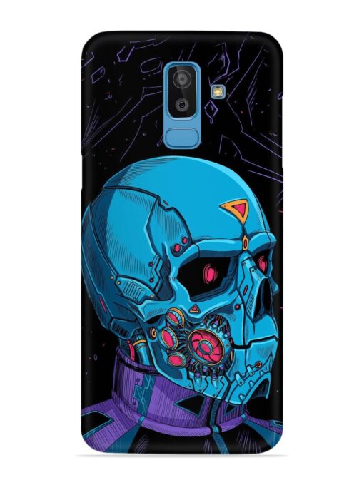 Skull Robo Vector Snap Case for Samsung Galaxy J8 Zapvi