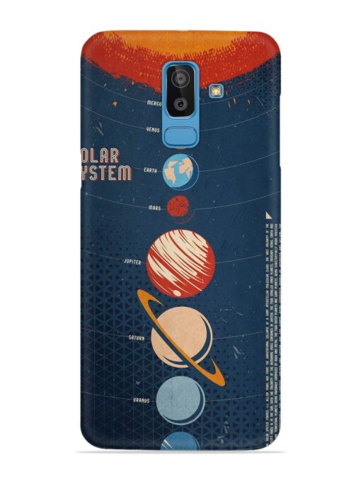 Solar System Vector Snap Case for Samsung Galaxy J8